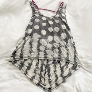 Lululemon high-low burnout tank